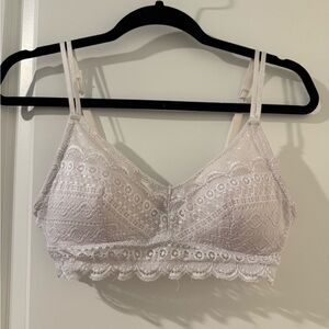 Lace Bralette in Cream